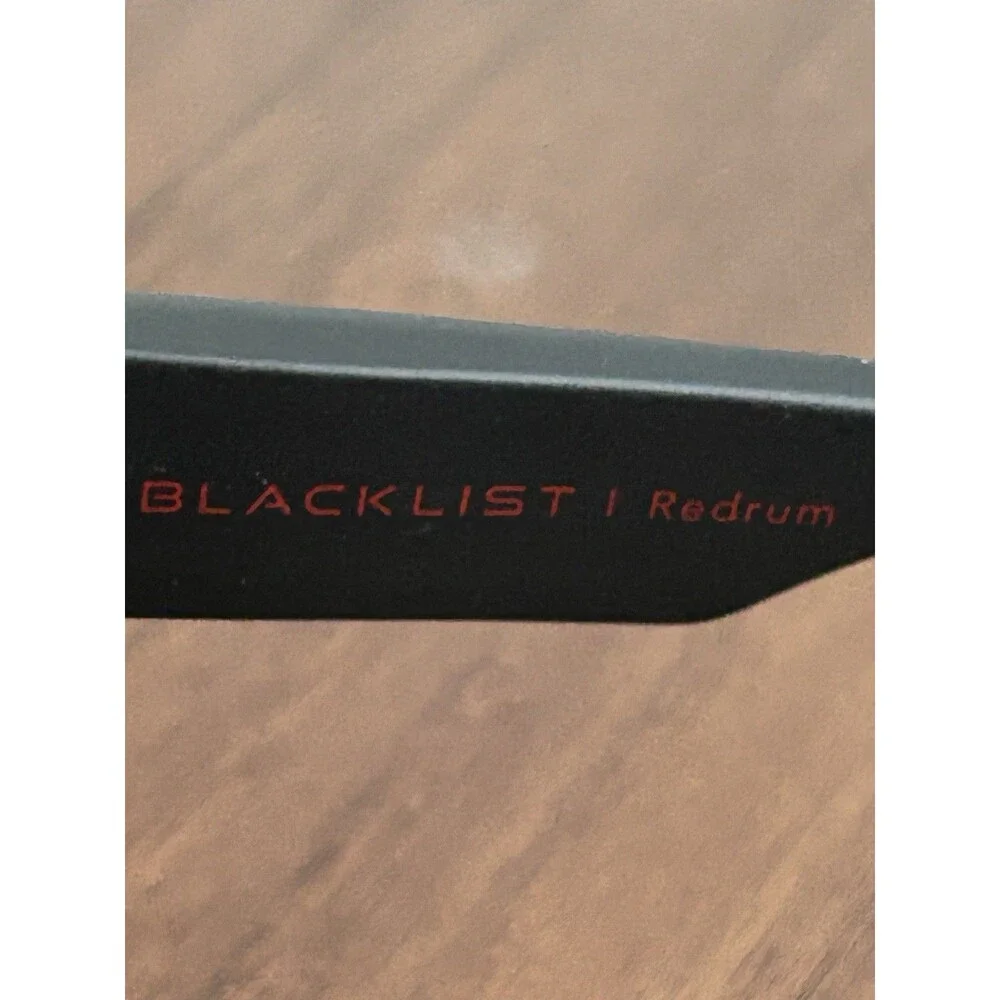 NEVEN Blacklist Redrum Rectangle Sunglasses Black Frame Black pre owned